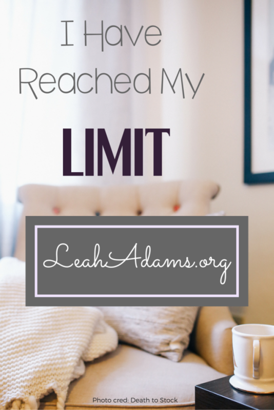 Limits ~ LeahAdams.org