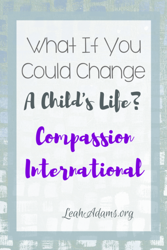 Change A Child's Life Through Compassion