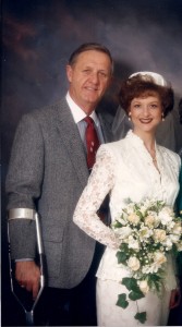 Daddy and me on my wedding day. January 17, 1995