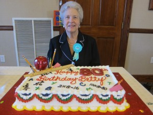 Betty's 80th birthday - 2012