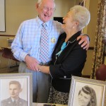 C & B at welcome table