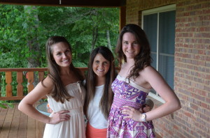 Stephanie, Rebecca, and Leah. 