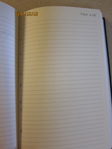 Blank pages of my Journible