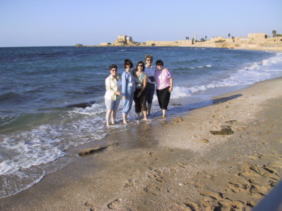 Visiting Caesarea on the Mediterranean Sea