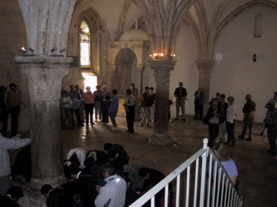 The Upper Room where Jesus and His disciples observed the Last Supper before He was crucified. 