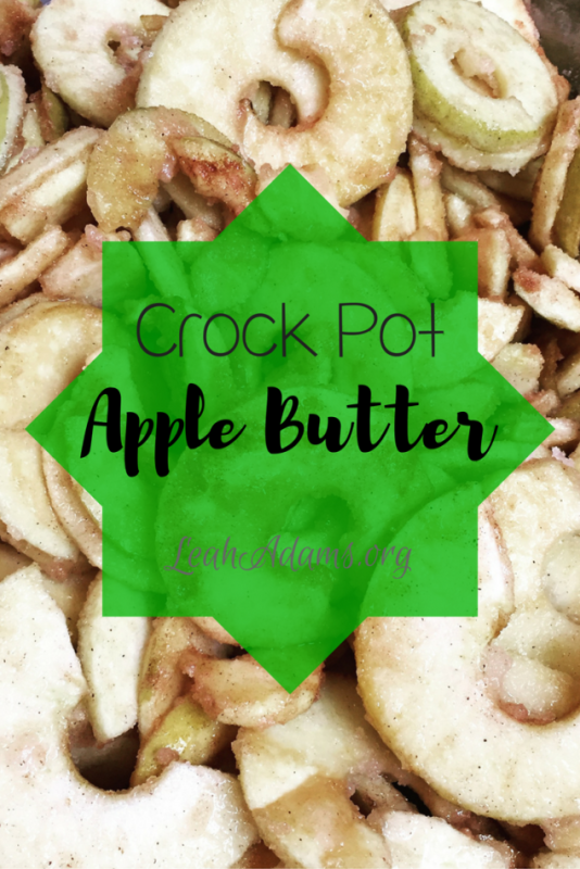 Crock Pot Apple Butter