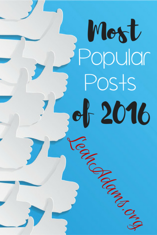 Most Popular posts of 2016