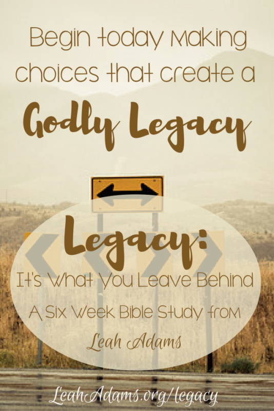 Legacy Make the Right Choices