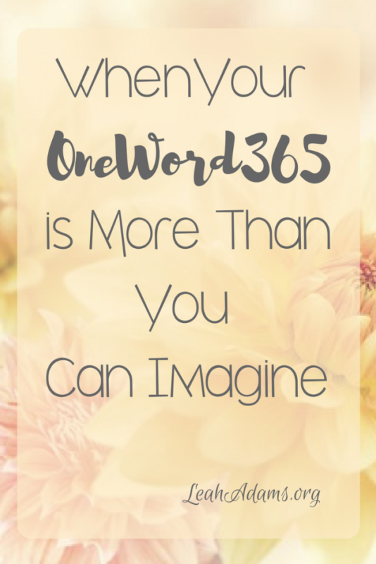 When Your OneWord365 Is More Than You Can Imagine