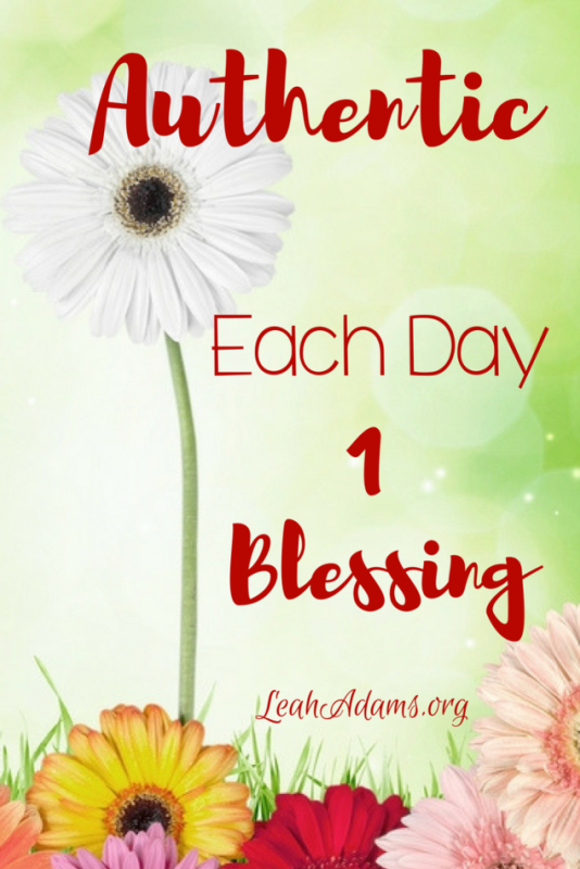 Authentic Christianity Each Day 1 Blessing